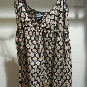 Angie Flowery Summer/Fall Strappy Dress NWOT